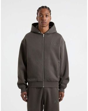 AVX Nova Full Zip Hoodie - Grey