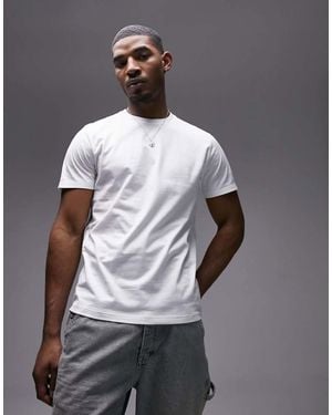 TOPMAN Classic Fit T-shirt - Grey