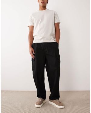 Jack & Jones Barrel Fit Cargo Pants - Black