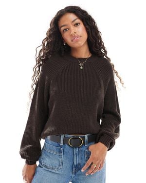 Threadbare High Neck Sweater - Black