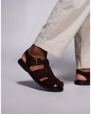 ASOS Closed Fisherman Sandals - Brown
