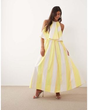 ARRANGE Full Midi Skirt - Natural
