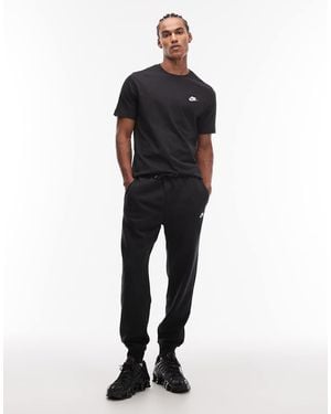 nike black foundation joggers