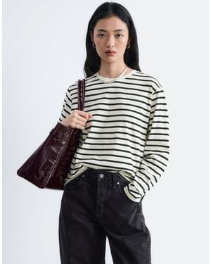 & Other Stories Oversized Long Sleeved T-Shirt - White