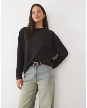 New Look Premium gemütliches pullover-kombiteil - Schwarz
