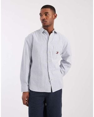 Tommy Hilfiger Oversized Oxford Shirt - White