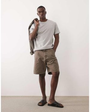 Jack & Jones Carpenter Denim Shorts - Natural