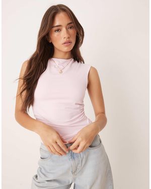 ASOS – tanktop aus polyamid - Weiß