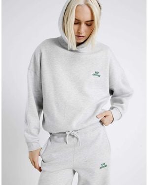 River Island Rvr Edition Back Print Hoodie - Grey