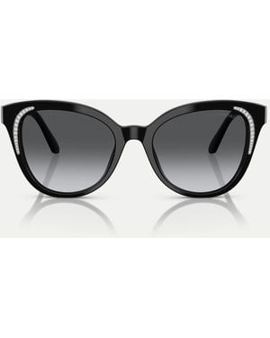 Swarovski – butterfly – sonnenbrille - Schwarz