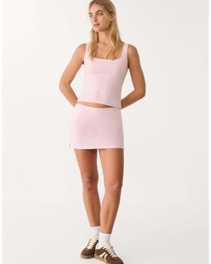 Stradivarius Mini jupe-short - pastel - Rose