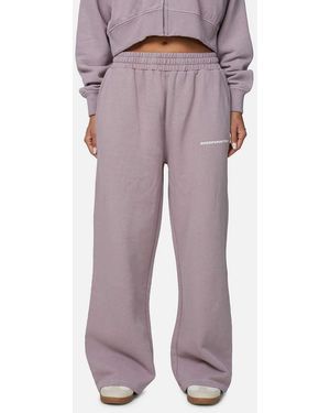 Good For Nothing Vintage Washed Wide Leg Joggers - Purple