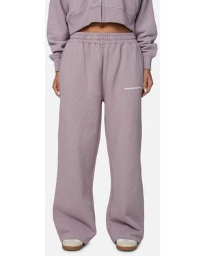 Good For Nothing Vintage Washed Wide Leg Joggers - Purple