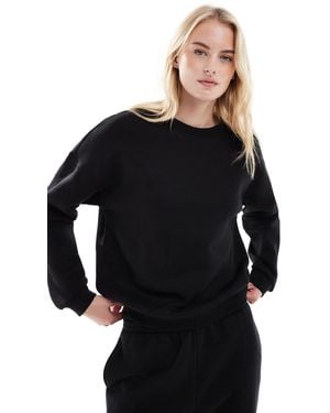 Vero Moda Oversized Sweatshirt Co-ord - Black