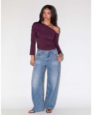 Balmohk Jean barrel - moyen - Bleu