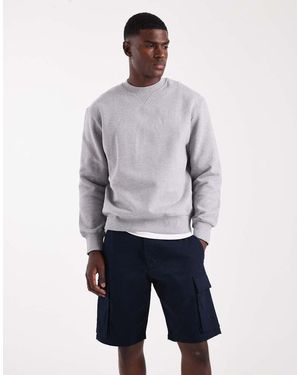 French Connection Cotton Cargo Shorts - Grey