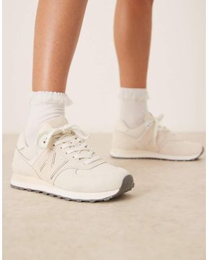 New Balance 574 Trainers - Natural