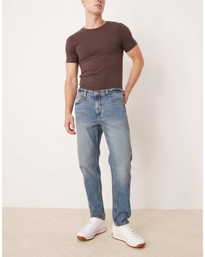 Mango Tapered Jean - Blue