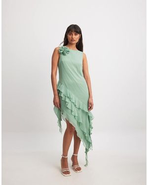 NA-KD Vestito Midi - Bianco