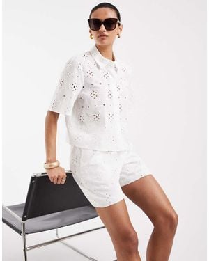 Vero Moda Camicia Squadrata - Bianco