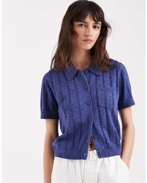 Wrangler Vest Met Enkele Zak - Blauw