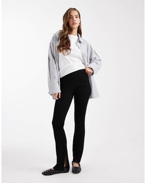 Mango Teen Flared leggings - White