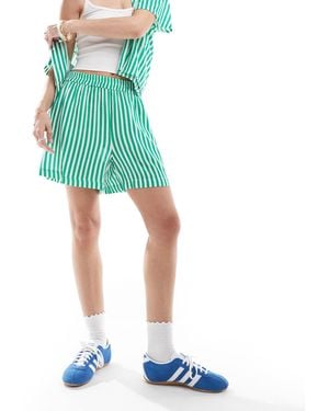Pieces Boyfriend Fit Short Co-ord - Blue
