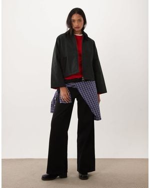 Barbour Dawn Reversible Tartan Check Jacket - Black
