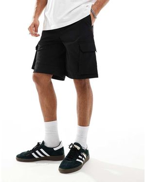 ADPT Pantaloncini Cargo Tecnici Neri - Nero
