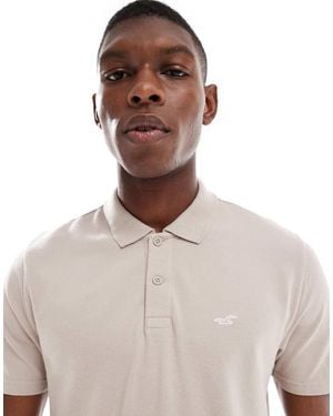 Hollister Short Sleeve Chest Logo Polo Neck T-Shirt - Multicolour