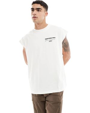Good For Nothing – locker geschnittenes trägershirt - Weiß