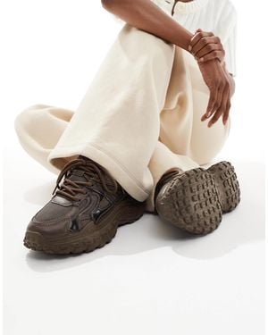 SEQWL Wolf - baskets chunky - chocolat - Marron