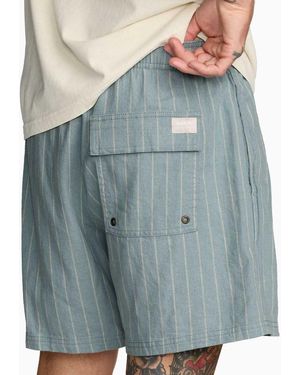 RVCA Sands 17" Elastic Waist Walkshorts - Blue