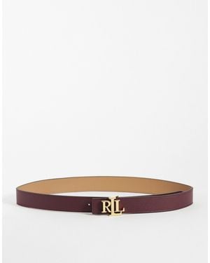 Ralph Lauren Mittelbreiter wendegürtel 30 - Weiß