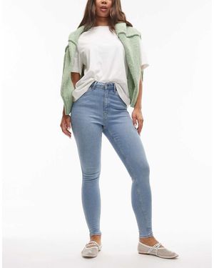 Topshop Hourglass Jamie High Skinny Jean - Blue