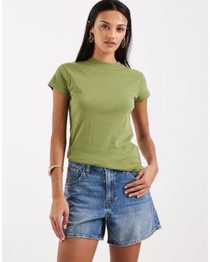 Levi's Short en jean mi-long à taille cintrée - moyen - Vert
