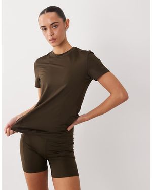4505 Icon Active Quick Dry Performance T-Shirt - Brown