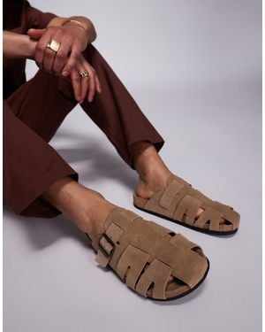 ASOS Fisherman Mule Sandals - Brown