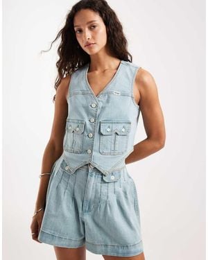 Wrangler Denim Vest - Blue