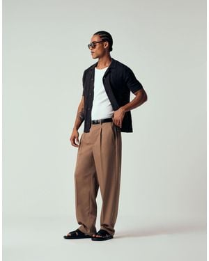 Only & Sons Loose Fit Tailored Pants - Brown