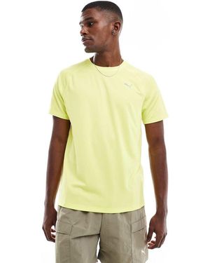 PUMA Camiseta Color Lima Run Velocity De -Amarillo - Verde