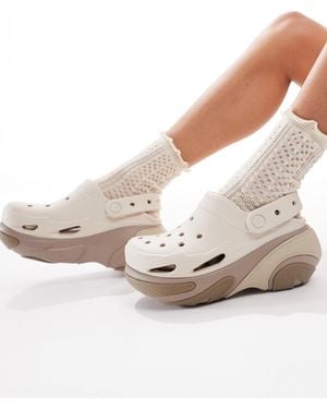 Crocs™ Bubble Crush Platform Clog - Natural