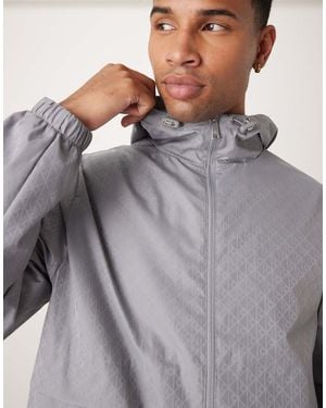 Calvin Klein Giacca A Vento Grigia - Grigio