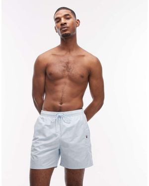 Tommy Hilfiger Zwemshort Met Zakken, Trekkoord En Logo - Grijs