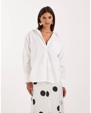 JJXX Jamie Oversized Poplin Shirt - Red