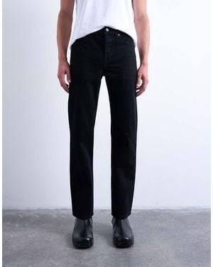 TOPMAN Rigid Straight Jeans - Blue