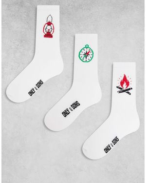 Only & Sons Lot - Gris