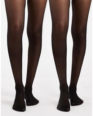Mama.licious Mamalicious Maternity 2 Pack 20 Denier Tights - Black