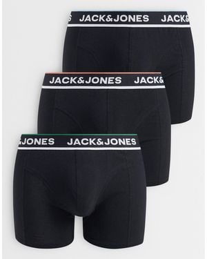 Jack & Jones 3 Pack Of Boxers - Blue