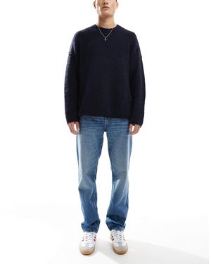 ASOS – stretch-jeans mit geradem schnitt - Blau